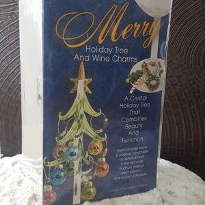 Christmas Tree wine is holder